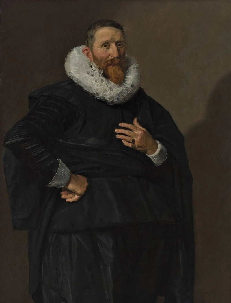 Portrait af mand, (muligvis) Johannes Saeckma (1572-1636) - Frans Hals