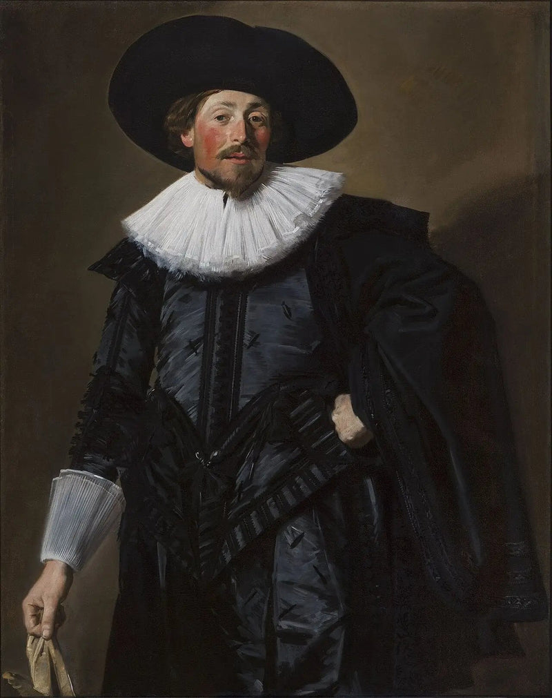 Portrait af mand; (muligvis) Michiel de Wael (1596-1659) - Frans Hals