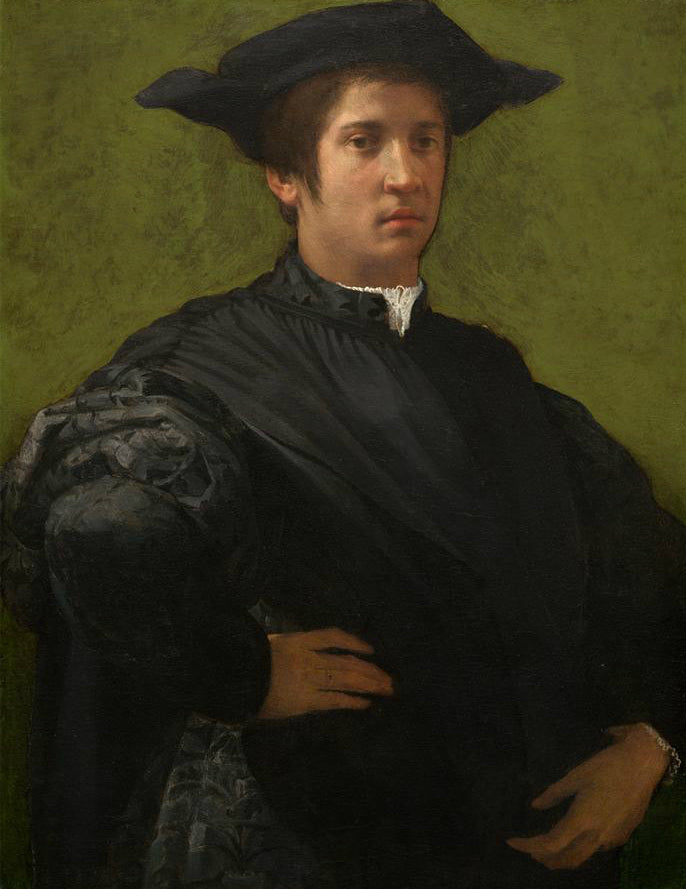 Portrait d'homme - Rosso Fiorentino image 1 reproduction de peinture à l’huile