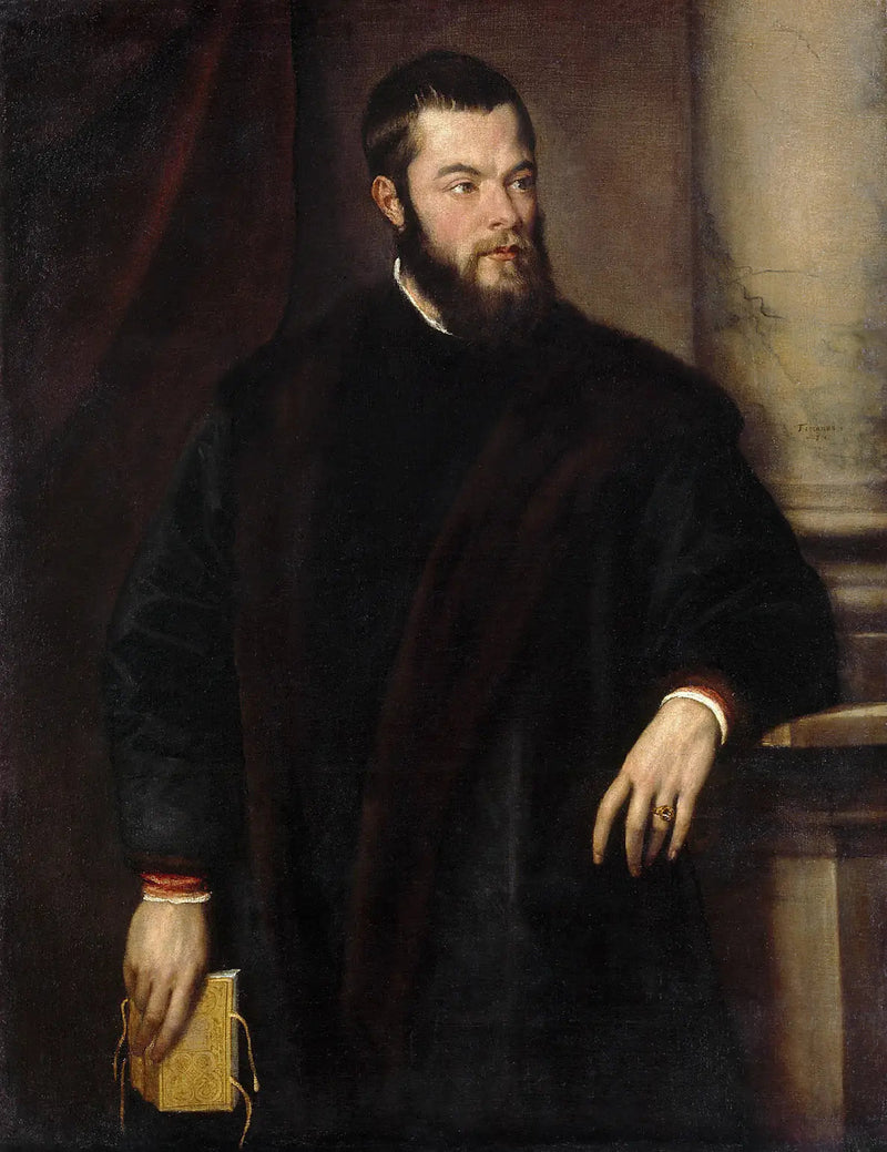 portræt af mand - Titian