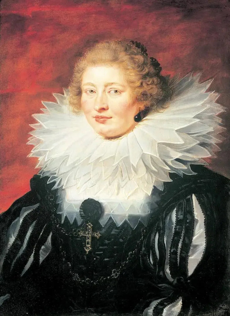 Portrait of Hypolite de Male (?-?), wife of Henri de Vicq, lord of Meulevelt (1573-1651) - Peter Paul Rubens