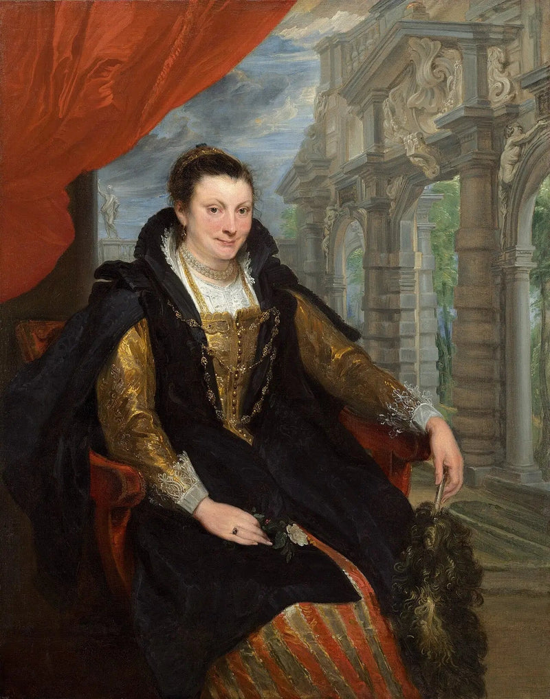 Isabella Brants portræt - Antoine van Dyck