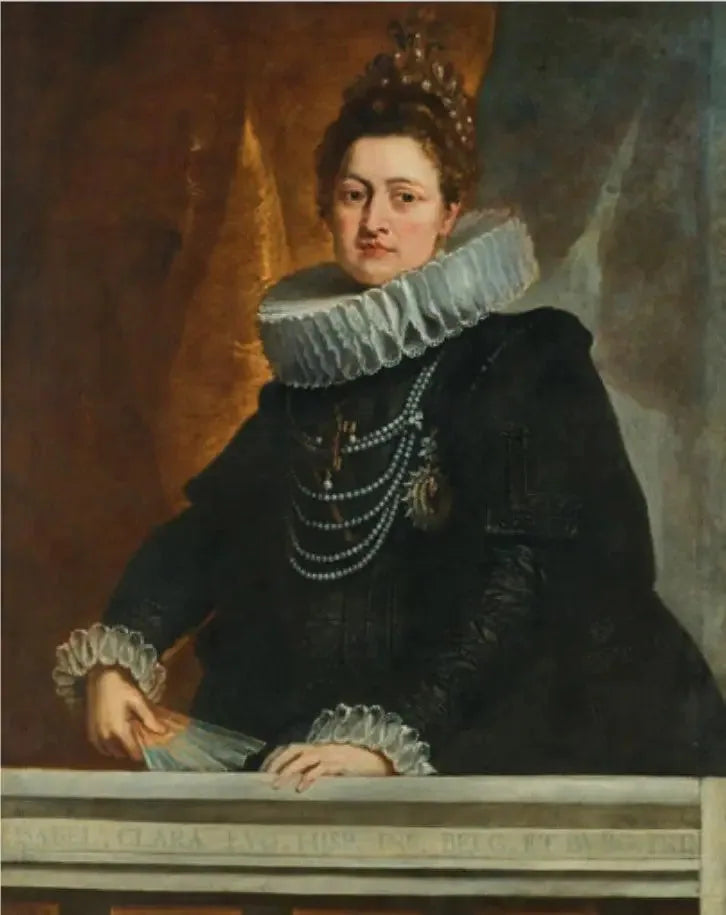 Portrait af Isabella Clara Eugenia - Peter Paul Rubens