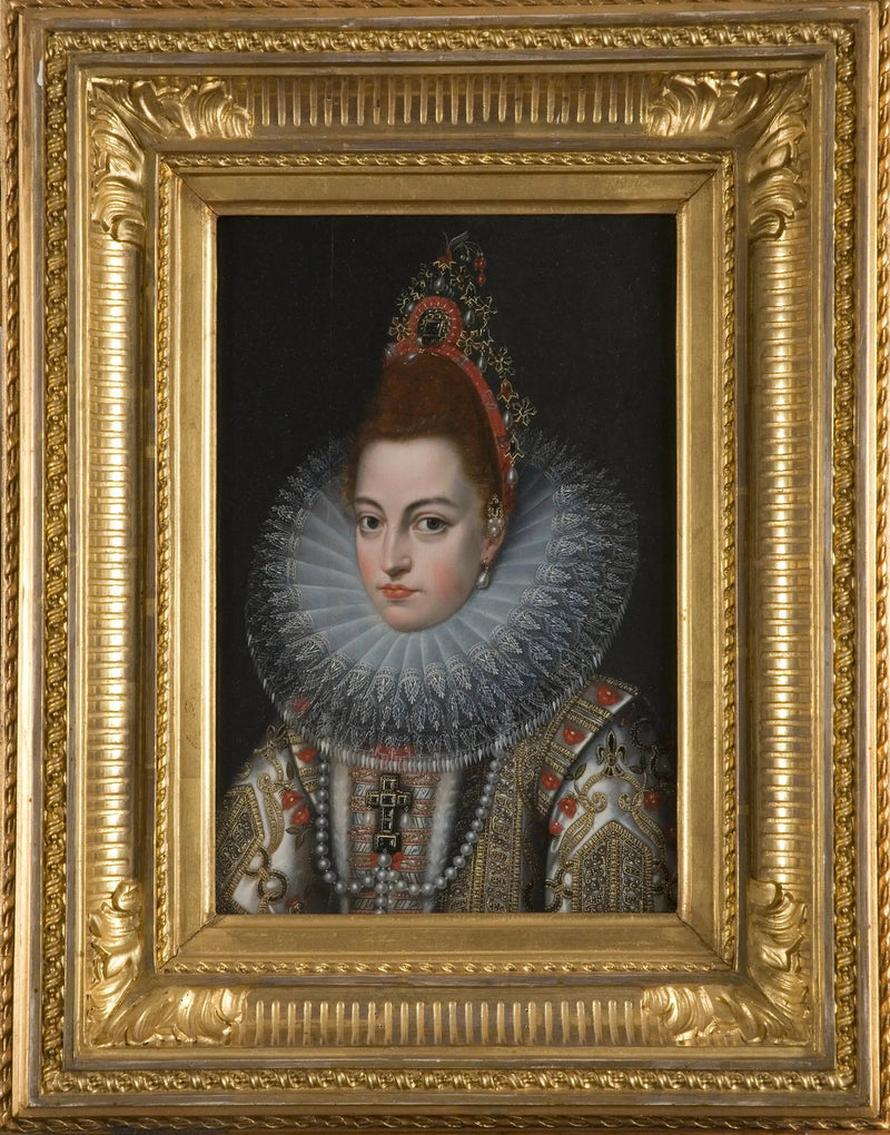 Portrait af Isabella Klara Eugenia, 1566-1633 - Frans Pourbus den Yngre