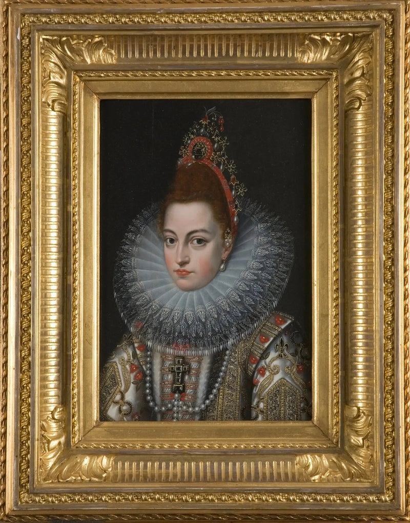 Portrait af Isabella Klara Eugenia, 1566-1633 - Frans Pourbus den Yngre