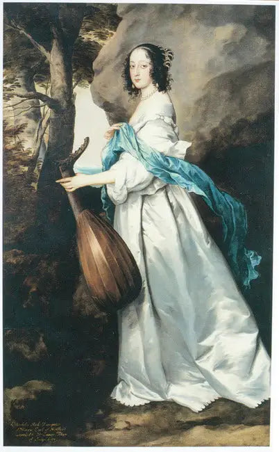 Isabella Rich (1623-), hustru til Sir James Thynne - Antoine van Dyck