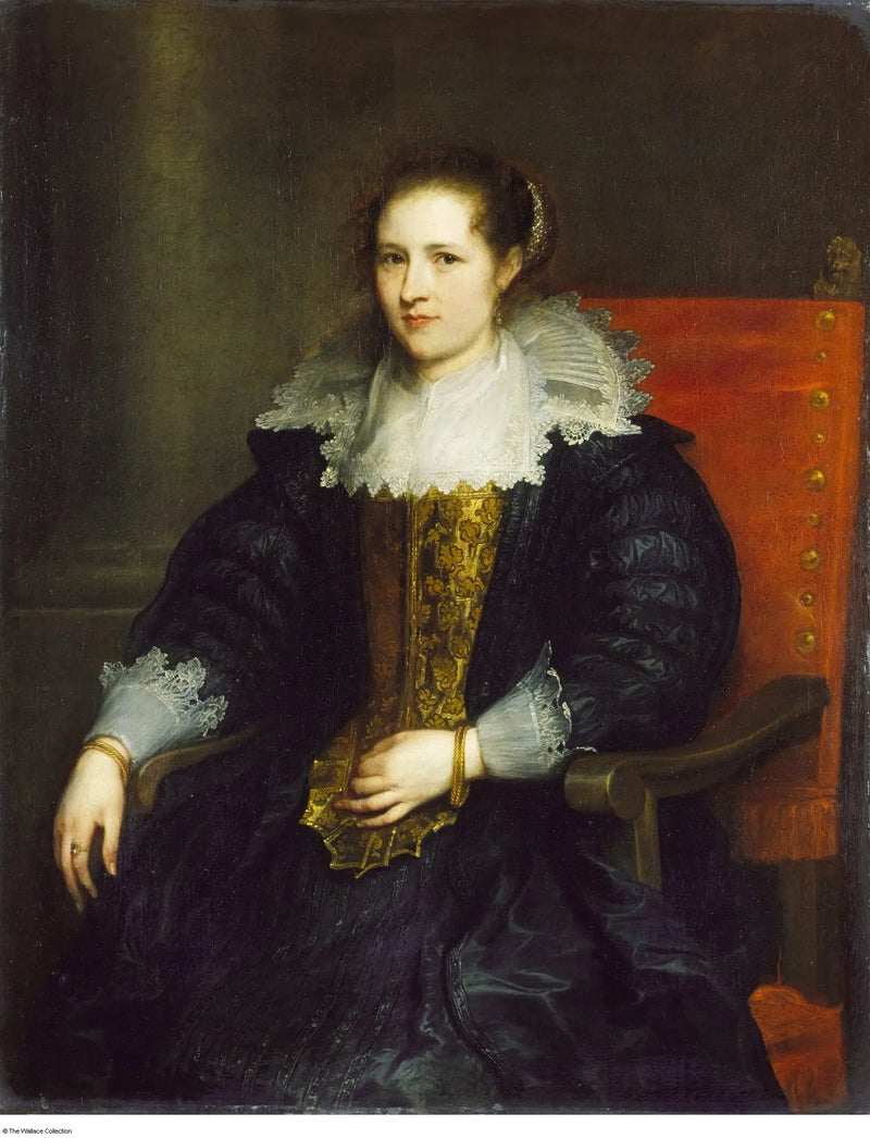 Isabella Waerbeke-portræt - Antoine van Dyck