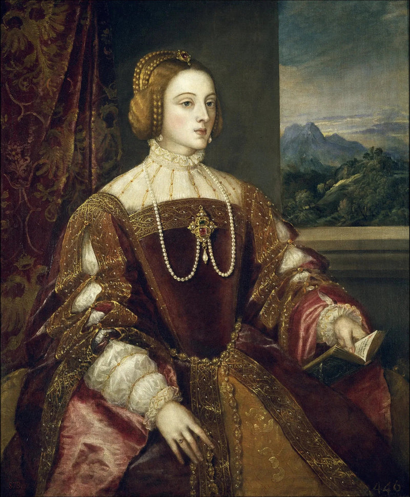 Portræt af Isabelle af Portugal - Titian