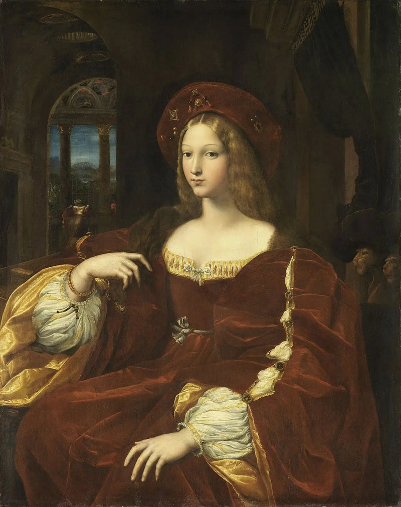 Portræt af Isabelle de Requesens, vice-dronning af Napoli - Raphael Sanzio