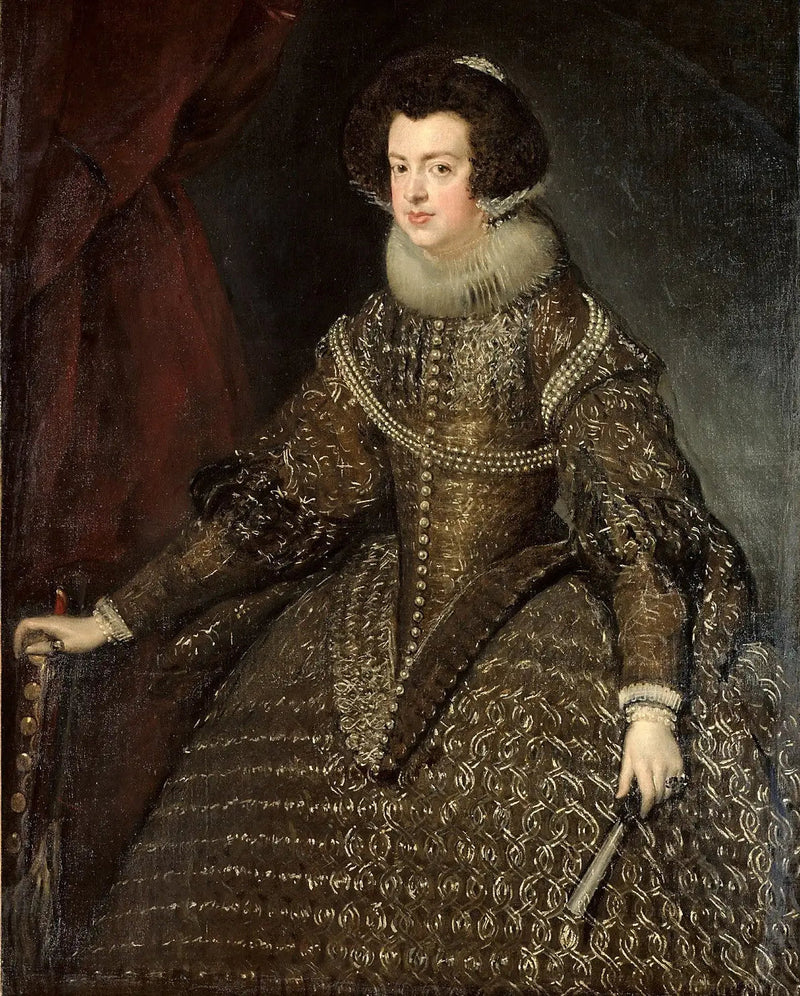 Portrait af Isabelle d'Espagne - Diego Velázquez
