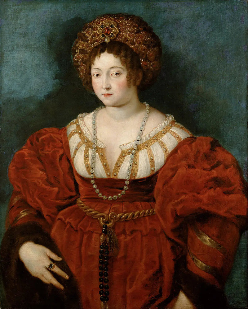 Portrait of Isabelle d'Este - Peter Paul Rubens