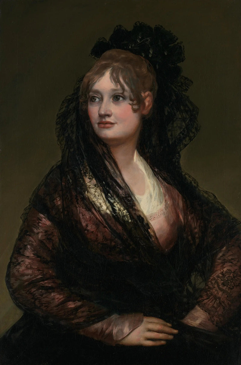 Portræt af Isabelle Porcel - Francisco de Goya