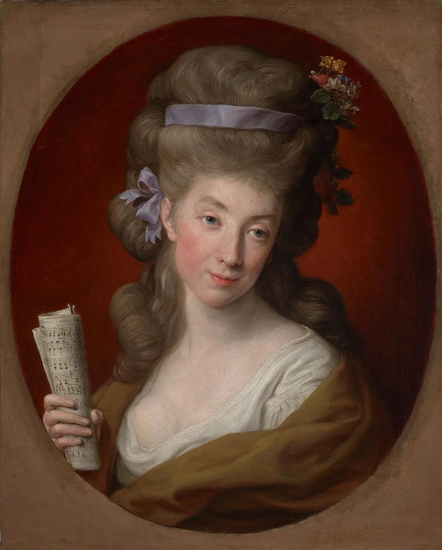 Portræt af Izabela født Lubomirska, hustru til Ignacy Potocki (1755-1783) - Pompeo Batoni