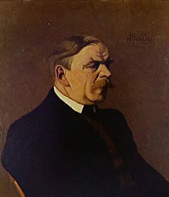 Portræt af Octave Mirbeau - Félix Vallotton