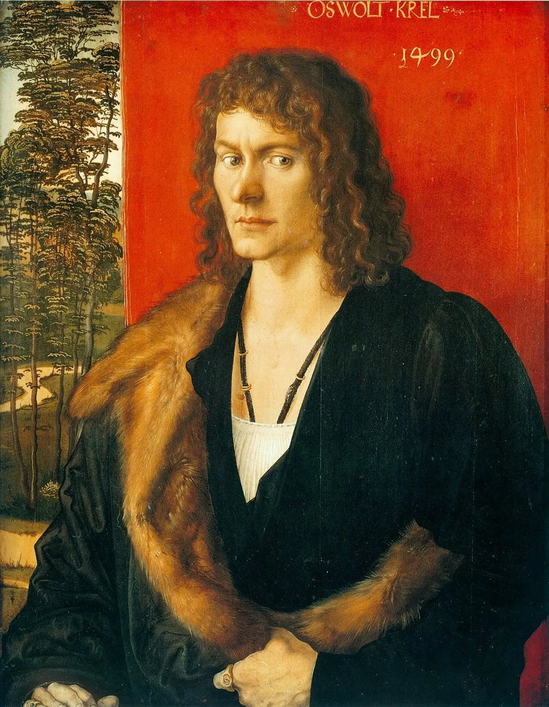 Oswolt Krel-portræt: Oswolt Krel - Albrecht Dürer