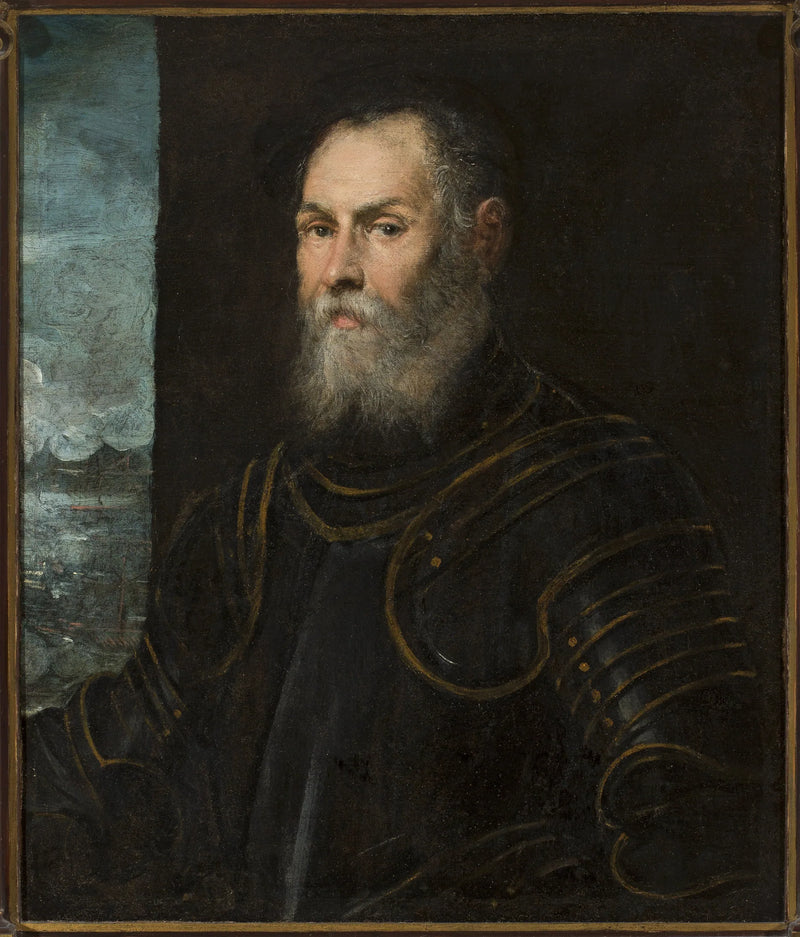 Portræt af en venetiansk admiral - Jacopo Tintoretto
