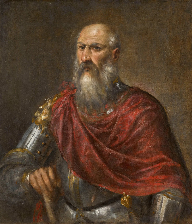 Portrait af en venetiansk admiral, sandsynligvis Francesco Duodo - Titian