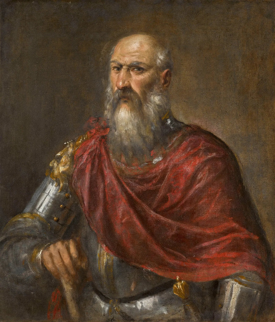 Portrait af en venetiansk admiral, sandsynligvis Francesco Duodo - Titian