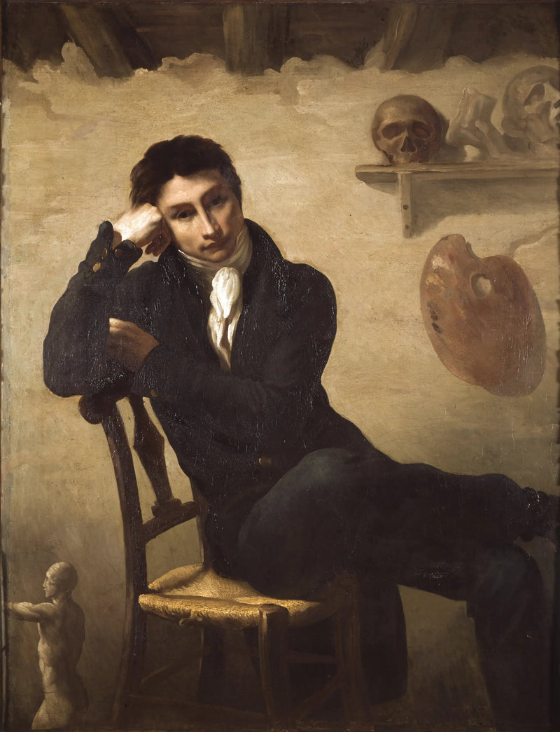 Portræt af en kunstner i sit atelier - Théodore Géricault