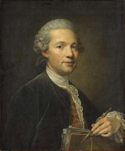 Portræt af en kunstner - Jean-Baptiste Greuze