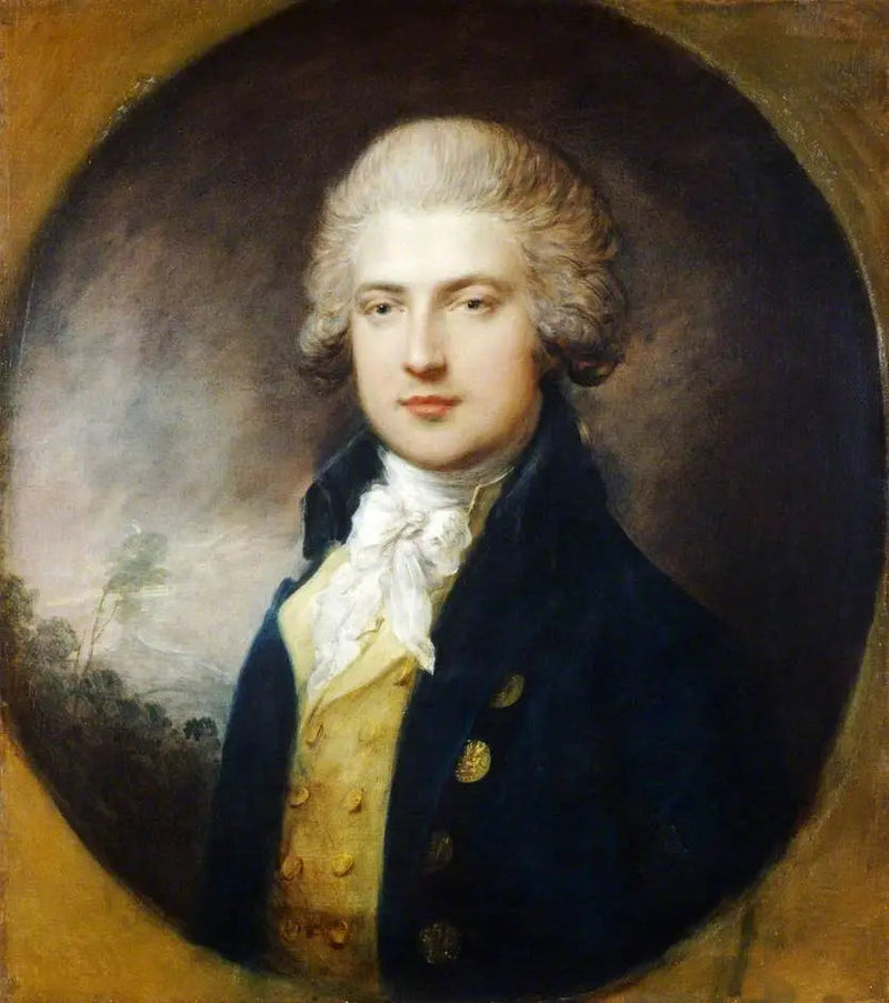 Portræt af en ukendt partner til prinsen af Wales - Thomas Gainsborough