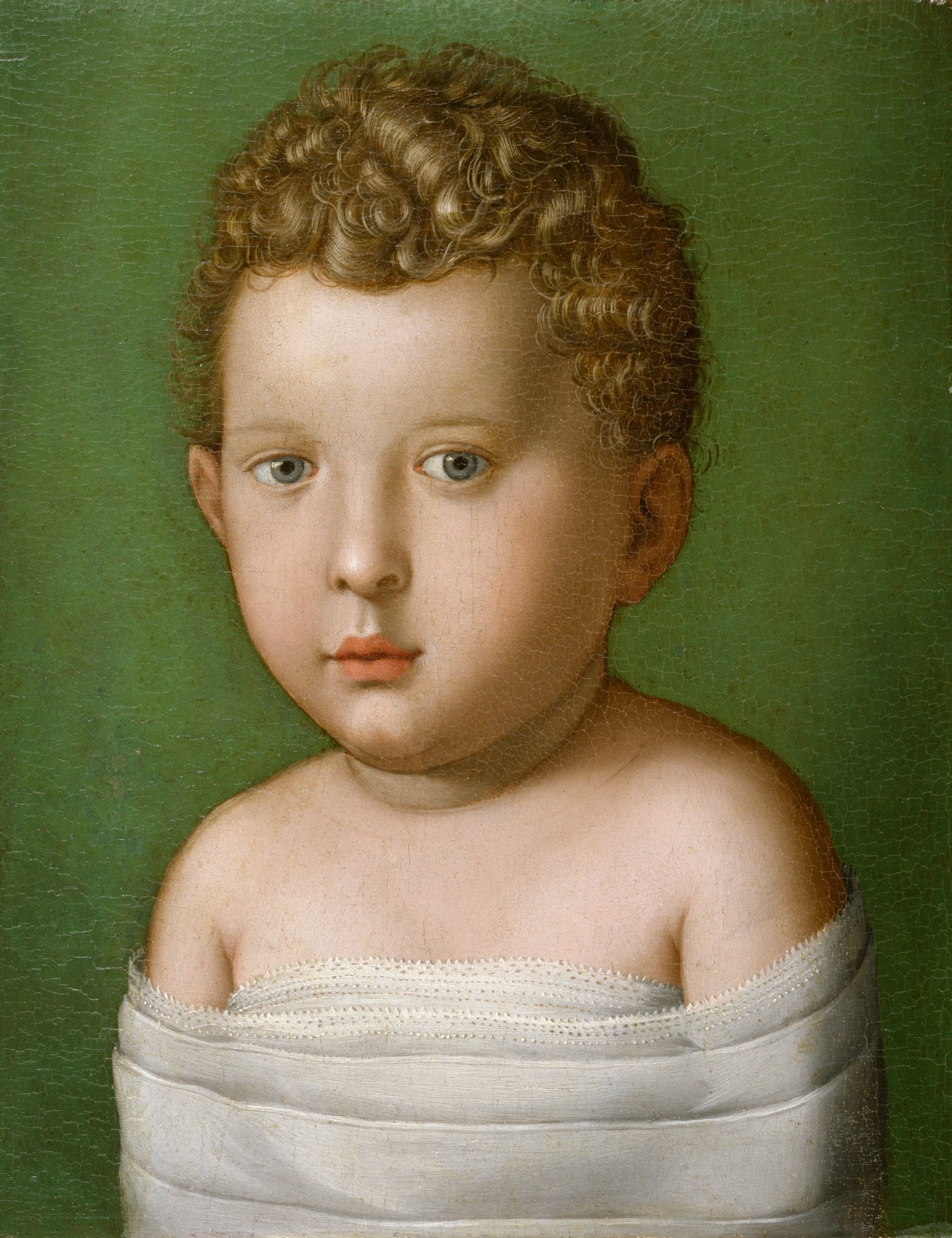 Portrait d'un bébé garçon - Bronzino image 1 reproduction artisanale de tableau