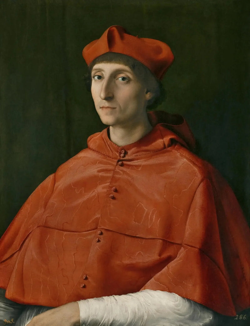 Portræt af en kardinal - Raphael Sanzio