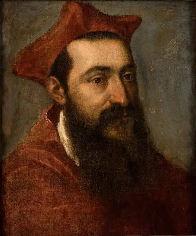 Portræt af en kardinal - Titian