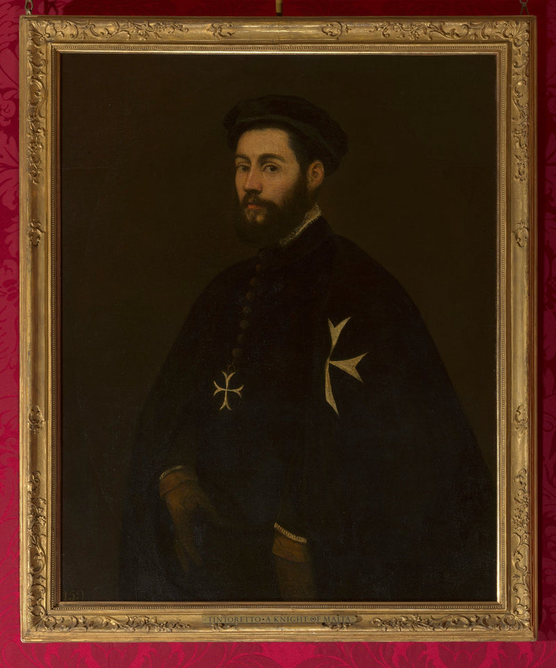 Portræt af en riddere af Malta - Jacopo Tintoretto