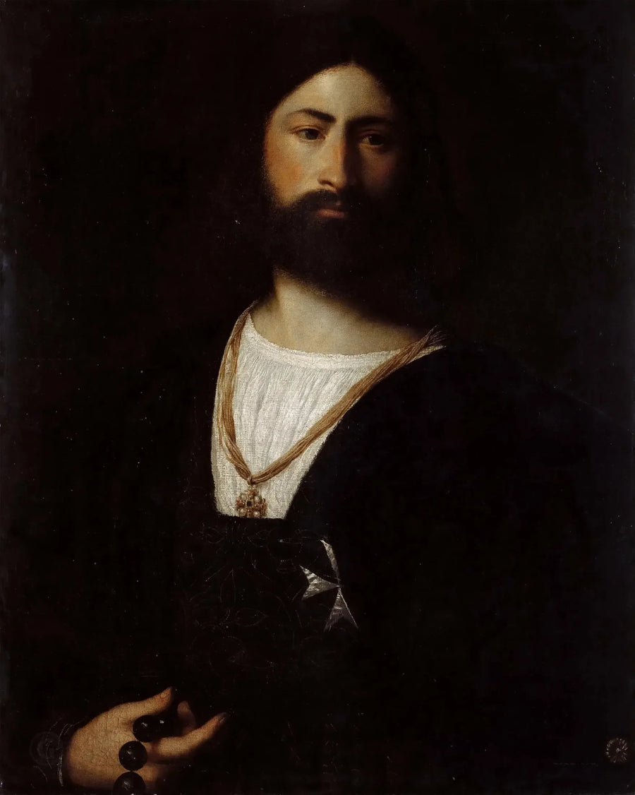 Portræt af en malteser ridder - Titian