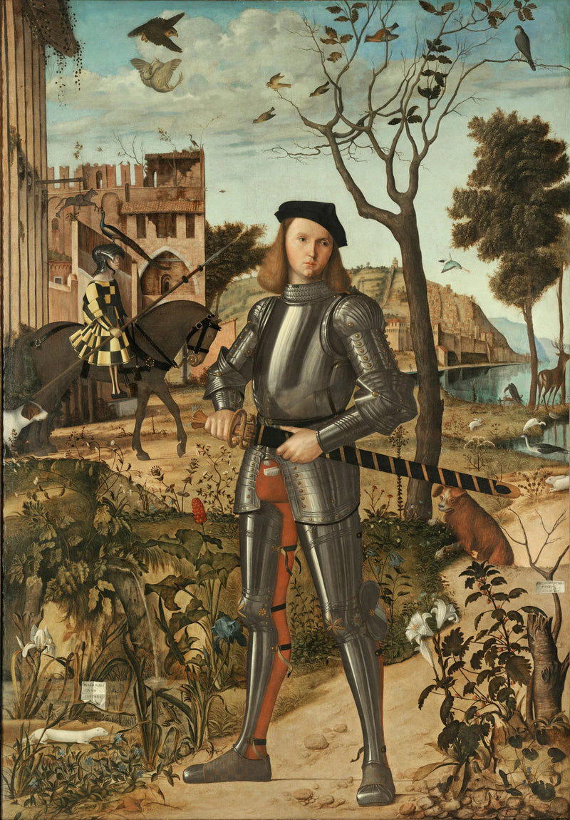 Portræt af en ridder - Vittore Carpaccio