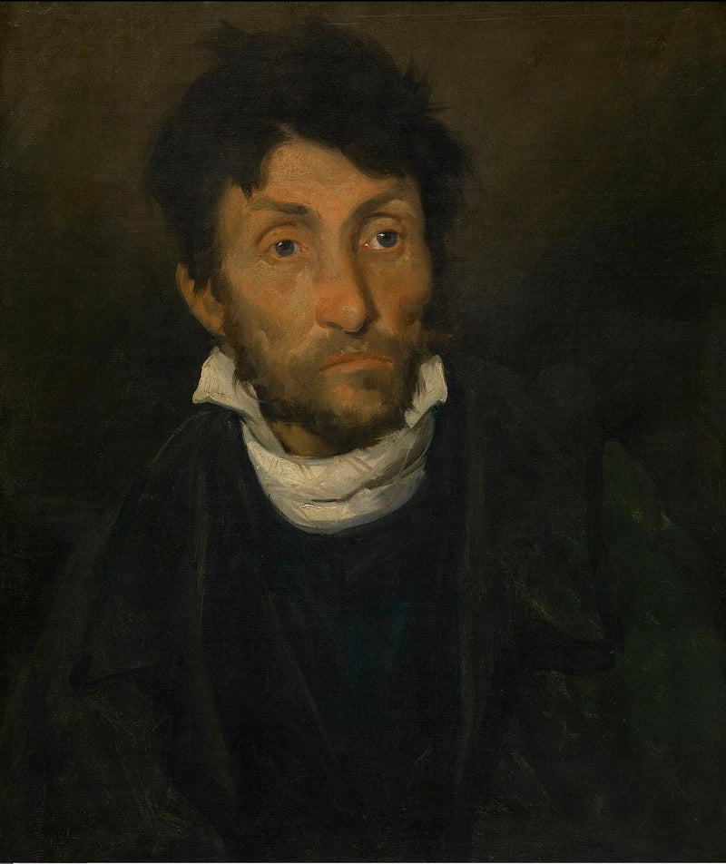Portræt af en kleptoman - Théodore Géricault