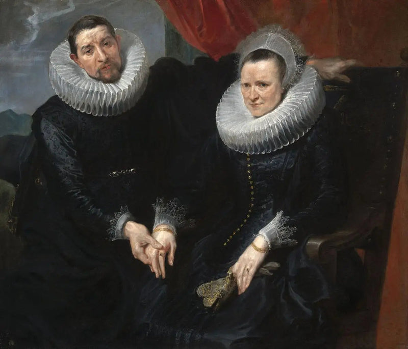 Portrait af et ægtepar - Antoine van Dyck