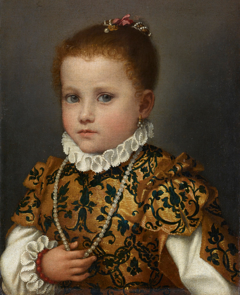 Portræt af et barn fra Redetti-huset - Giovanni Battista Moroni