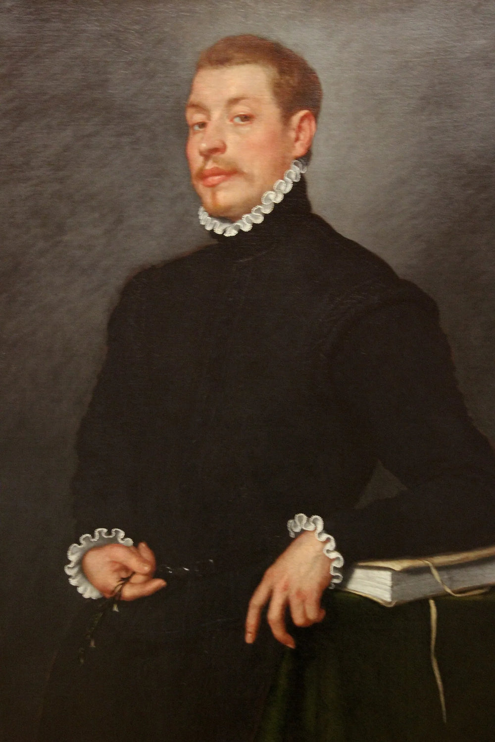 Portrait d'un érudit - Giovanni Battista Moroni image 1 copie peinte à la main à l’huile