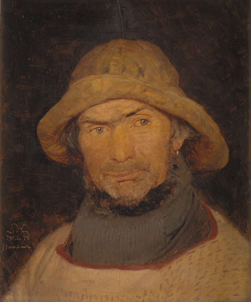 Portræt af en fisker fra Hornbæk - Peder Severin Krøyer