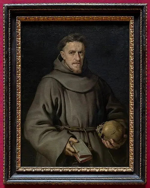 Portrait af en franciskanerbror - Peter Paul Rubens
