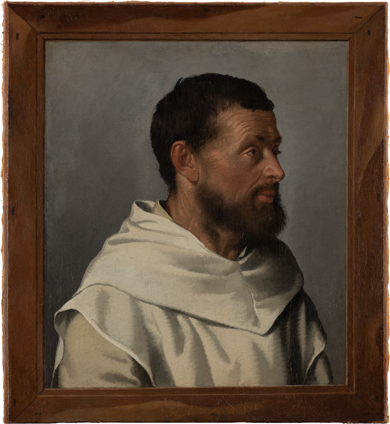 Portræt af en verdslig bror - Giovanni Battista Moroni