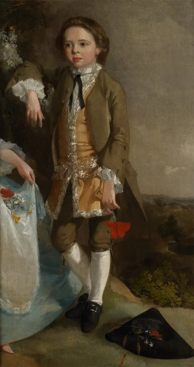 Portræt af en dreng (fragment af « Portræt af en dreng og en pige ») - Thomas Gainsborough