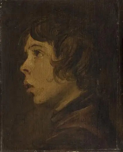 Portrait af en dreng vendt mod venstre - Frans Hals