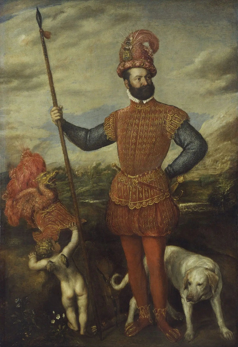 Portræt af en general - Titian