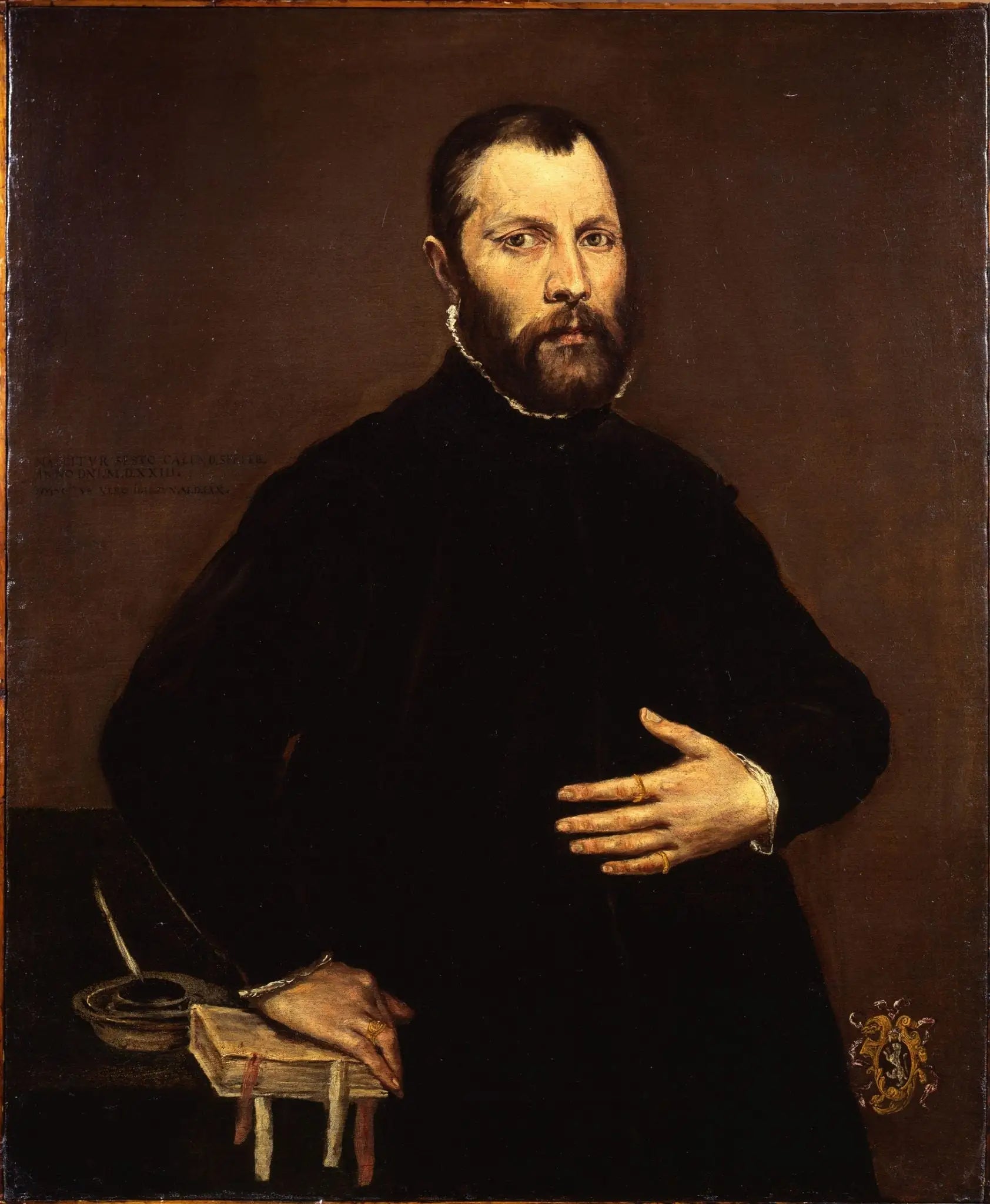 Portrait d'un gentilhomme - El Greco image 1 reproduction réalisée par Alpha Reproduction