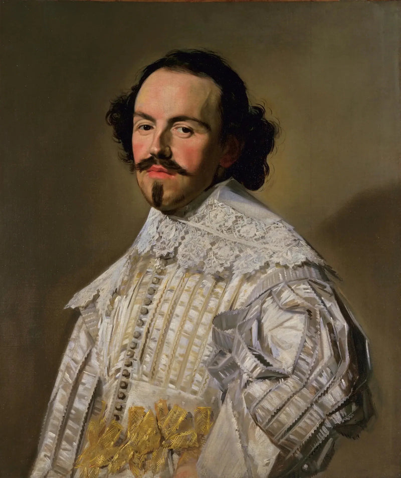 Portrait af en gentleman i hvid - Frans Hals