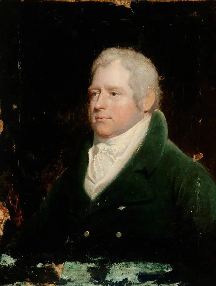 Portrait d'un gentilhomme en habit bleu - Henry Raeburn image 1 reproduction réalisée par Alpha Reproduction