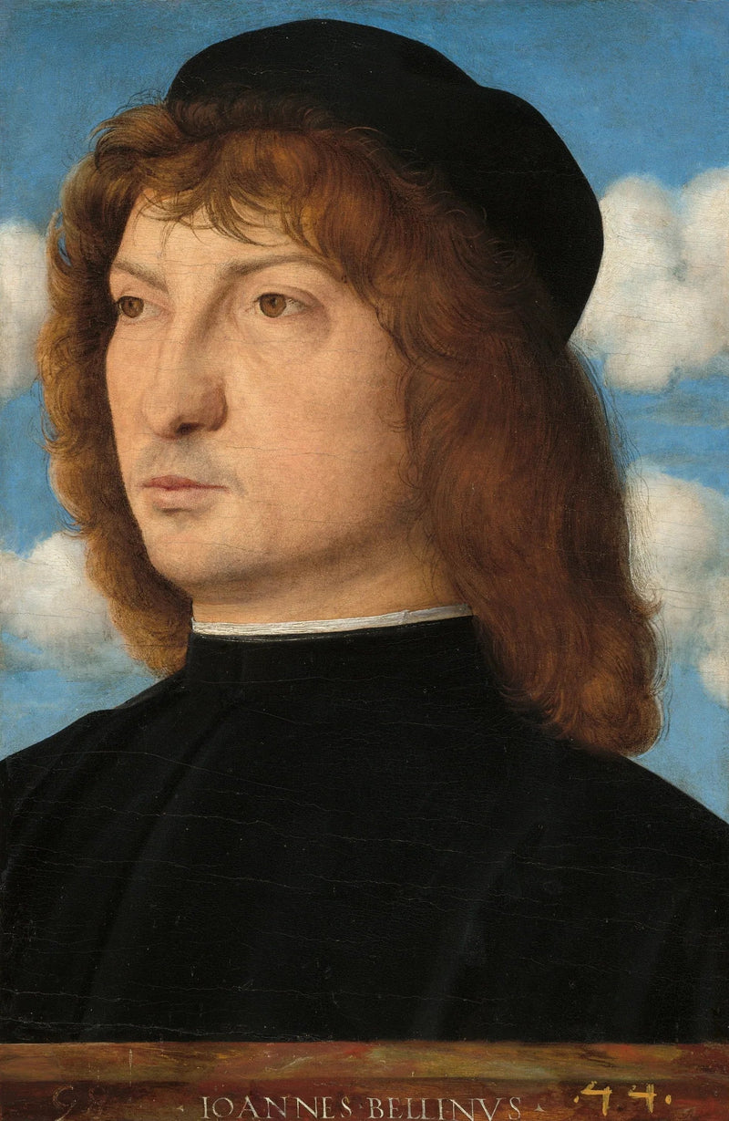 Portræt af en venetiansk gentleman - Giovanni Bellini