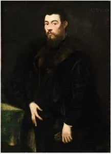 Portræt af en venetiansk gentleman - Jacopo Tintoretto