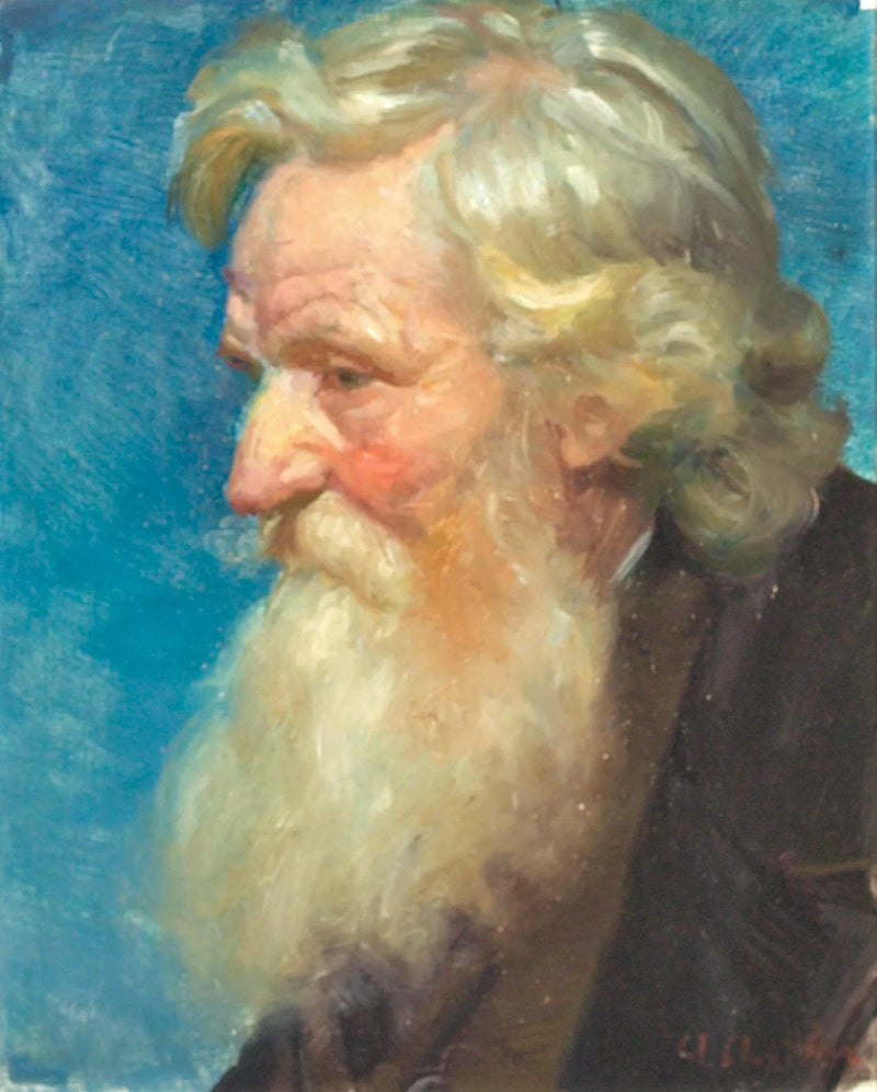 Portræt af en gentleman. - Anna Ancher
