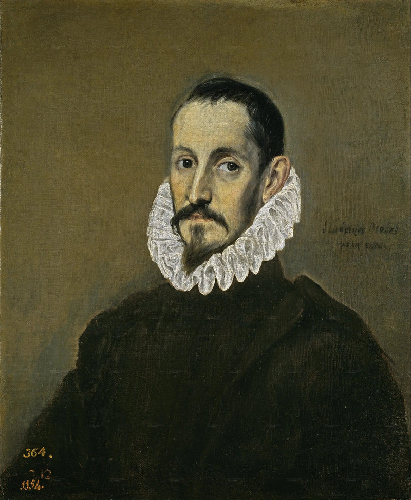 Portrait af en gentleman - El Greco