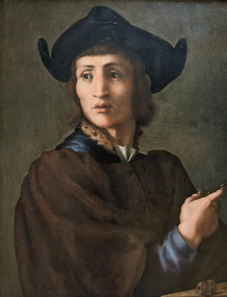 Portræt af en gravør i ædle sten - Pontormo