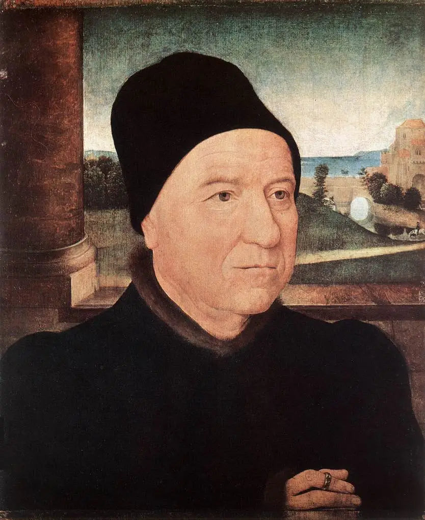 Portræt af en ældre mand - Hans Memling